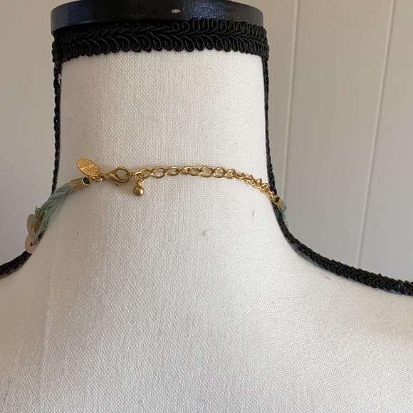 Banana Republic Layered Gold Button Necklace - Picture 2 of 3